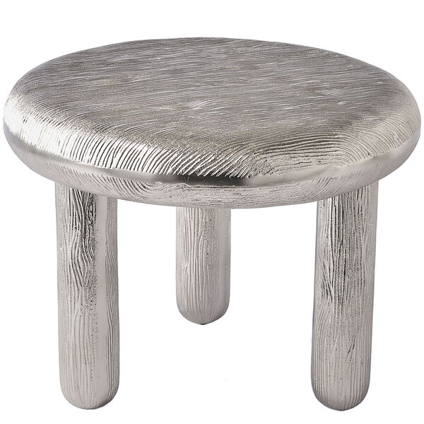 Thick Disk Sidebord Sølv