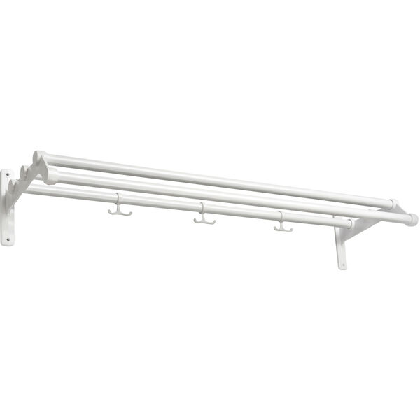 Nostalgi 291 Hattehylde 100 cm Hvid / Hvid
