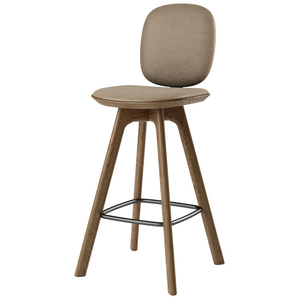 Pauline Comfort Baarituoli 65 cm Savutamminen / Nahka Almond