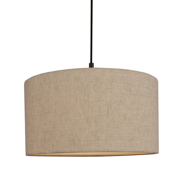 Soft Riippuvalaisin Ø44 cm Metallipronssinvärinen / Linen Natural