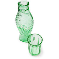 Fish & Fish Karaff Med 4 Tumblerglas Grön