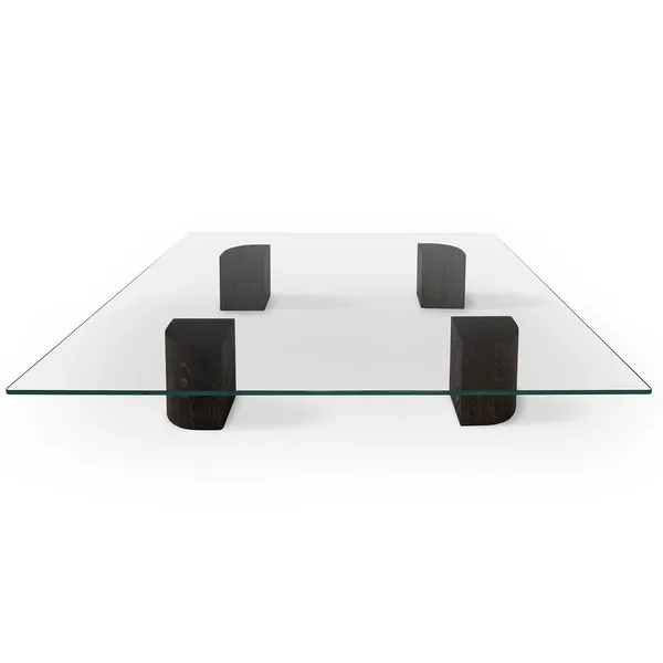 Quarter Loungebord Røget Eg 70x120 cm