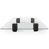 Quarter Loungebord Røget Eg 70x120 cm