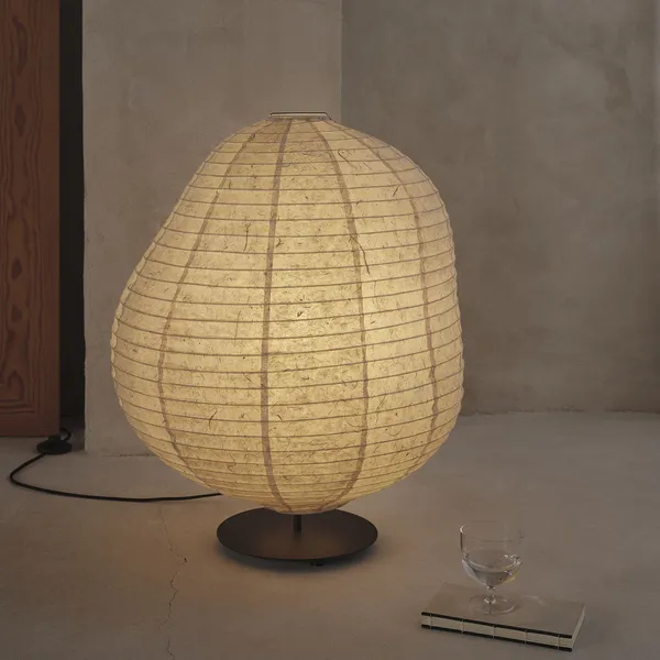 Kurbis Golvlampa Ø60 cm Natural/Svart Low