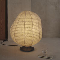 Kurbis Golvlampa Ø60 cm Natural/Svart Low
