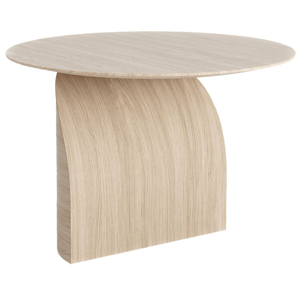 Savoa Salongbord Ø64 cm White Oak