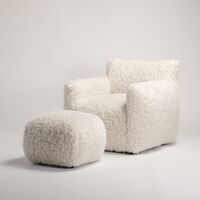 Le Petite Puf Arctic White