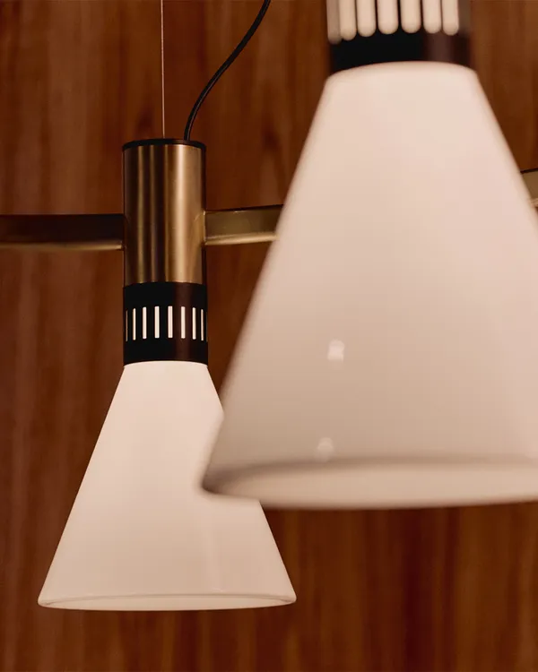 Cono Pendel Ø120 Satin Gold