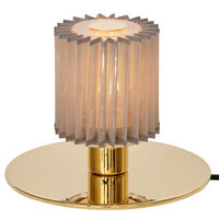 In the Sun 220 Bordlampe Guld / Sølvagtig Mesh