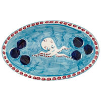 Amalfi Serveringsfat 26 cm Turkis