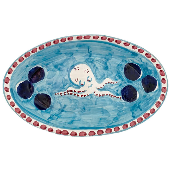 Amalfi Serveringsfat 26 cm Turkos