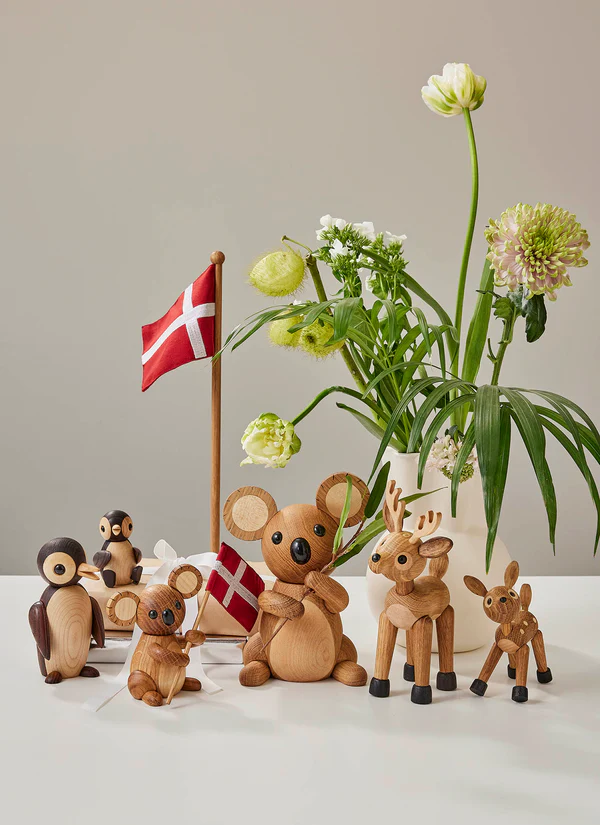 Frost Träfigur Pingvin