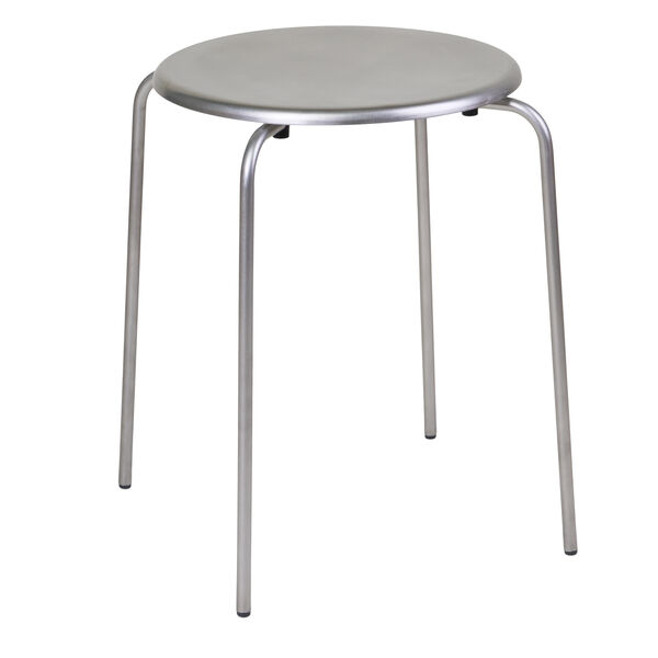 Petit Rond Taburet Rustfrit Stål