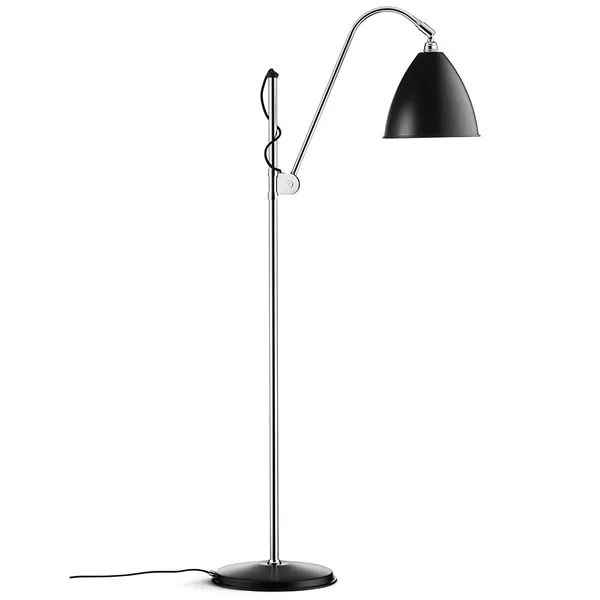 Bestlite BL3 M Gulvlampe Krom/Sort