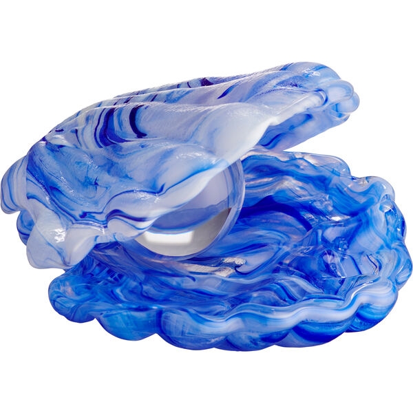 Mother of Pearl Kunstglas Blåt