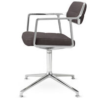 453 Snurrstol Polerat Aluminium / Tide