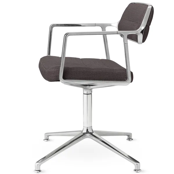 453 Snurrstol Polerat Aluminium / Tide