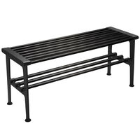 Nostalgi Bänk 100 cm Svartbetsad Ek / Svart