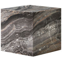 Plinth Sivupöytä 40x40 cm Grey Galaxy
