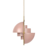 Multi-Lite Riippuvalaisin 36 cm Messinkinen / Rose Dust Puolihimmeä