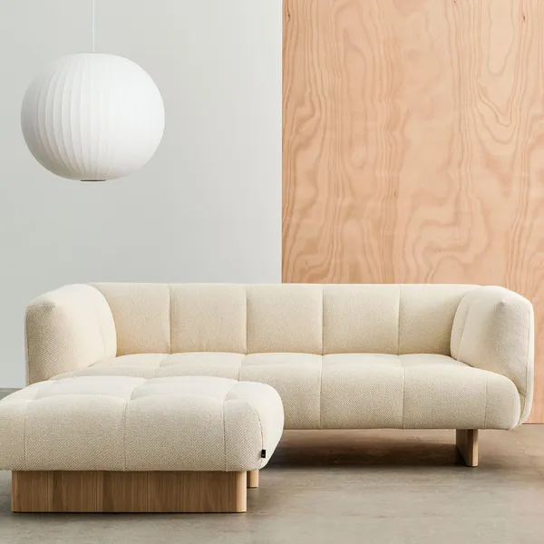 Quilton Lift 2-Personers Sofa Tartaglia 857 / Egetræ