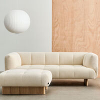 Quilton Lift 2-Personers Sofa Tartaglia 857 / Egetræ