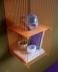 Panton Wire Hylla 34 cm Tangerine