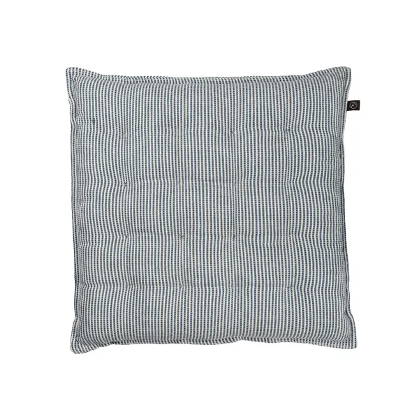 Sædepude 40x40 cm Hvid / Blå