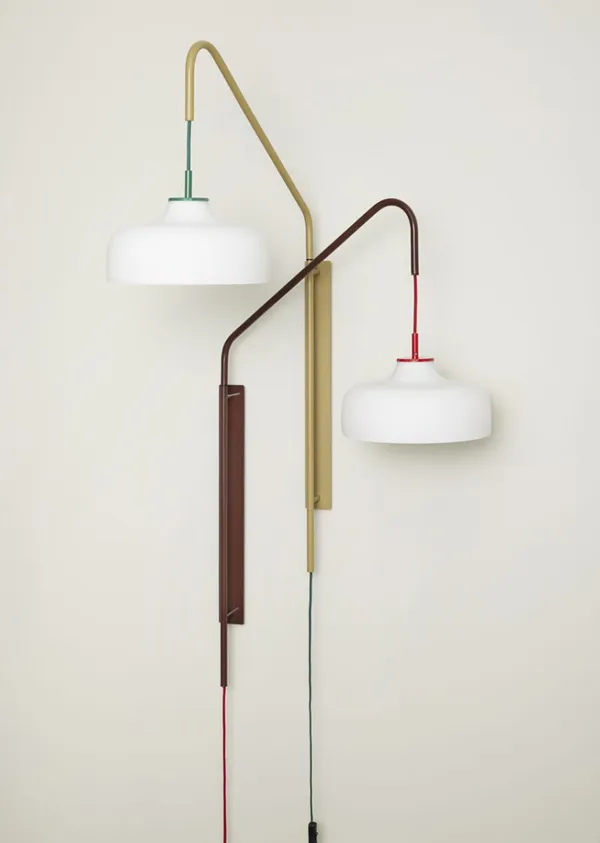 Current Vegglampe Grønn/Khaki