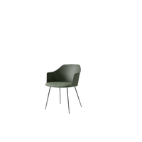 Rely HW34 Matstol Med Armstöd Polstrad Sits Bronze Green/Svart/Canvas 0926