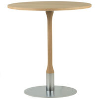 Rod Bord Hvid Pigmenteret Eg Ø70 cm