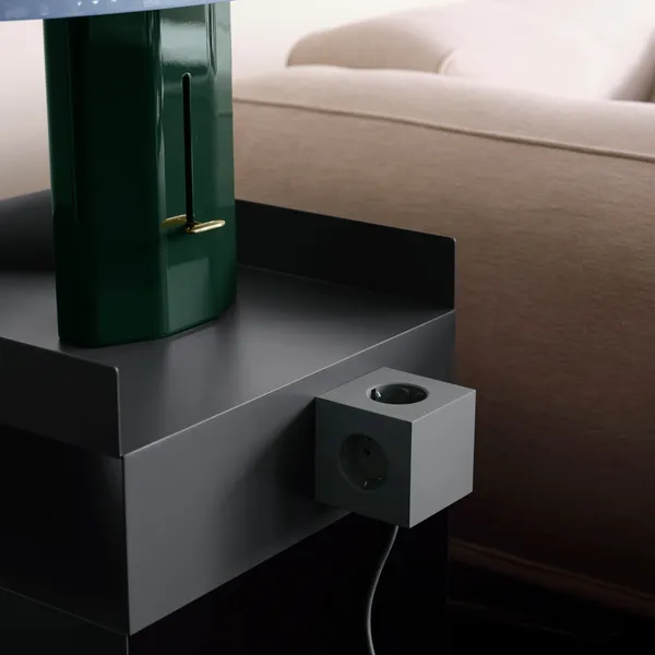 Square 1 Forlængerledning med USB-C / Magnet 18 m Egegrøn
