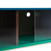 Colour Cabinet Sidebord Glasdør 180 cm / Multi