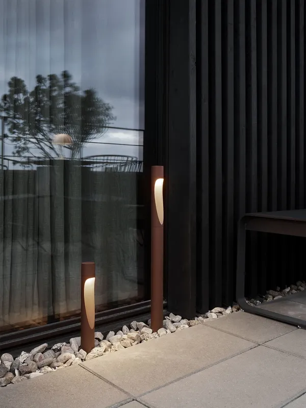 Flindt Garden Pullert Kort Corten Spiss Uten Adapter 2700K