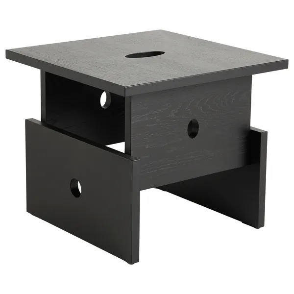 Wood Box Sofabord Sort Eg