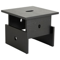 Wood Box Sofabord Sort Eg