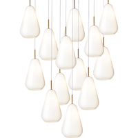 Anoli 13 Kattokruunu Nordic Gold / Opal