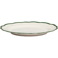 Fleur Assiett 21 cm Mörkgrön