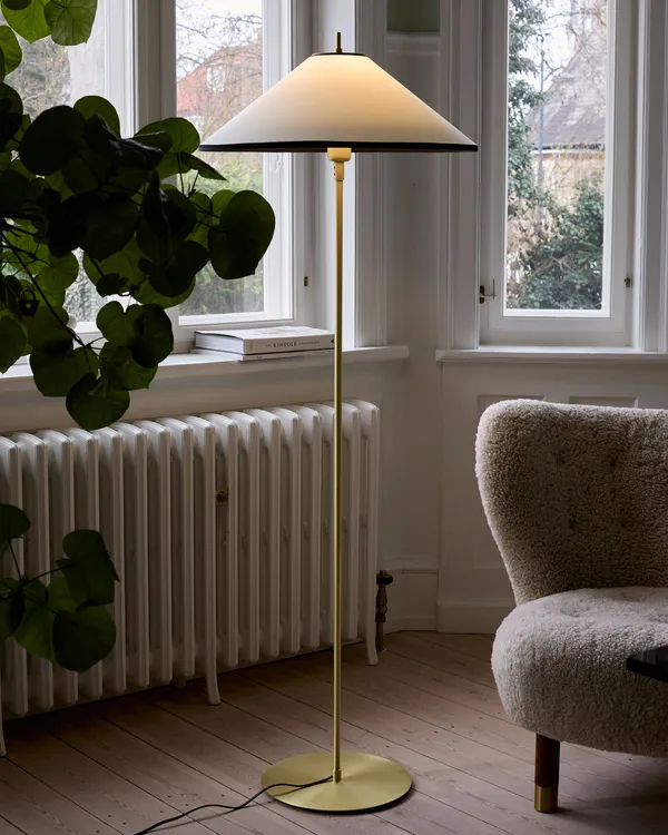 Tafta Gulvlampe Ø52 cm Sort / Off-white