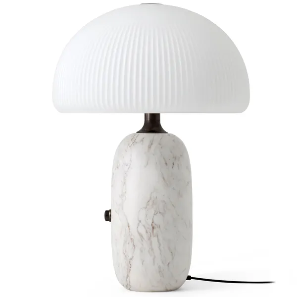 592 Sculpture Table Lamp Ø36 cm White