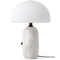 592 Sculpture Table Lamp Ø36 cm White