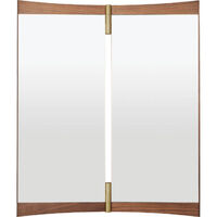 Vanity 2 Väggspegel 59x69 cm Valnöt