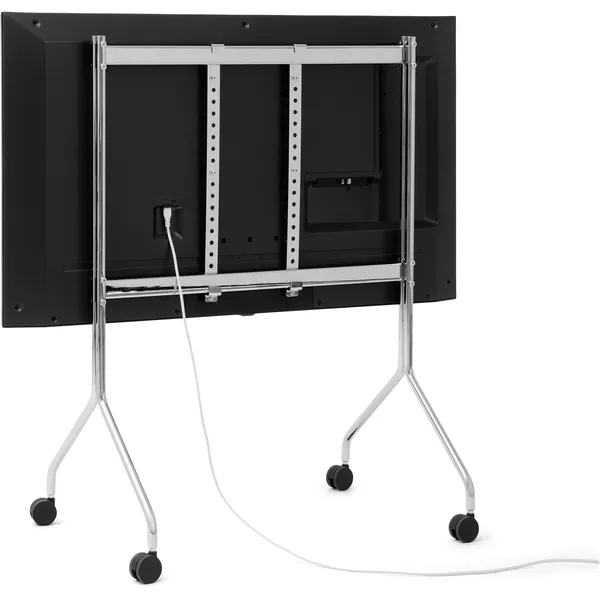 Moon Rollin' Tv Stand Chrome