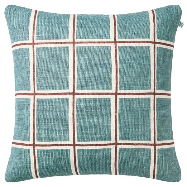Raha Tyynynpäällinen 50x50 cm Terracotta / Sky Blue