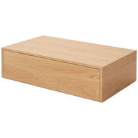 Mass Soffbord Hög Med Låda Ek