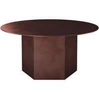 Epic Sohvapöytä Ø80 Teräs Earthy Red