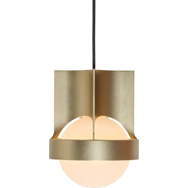 Loop Single Ceiling Lamp with Sphere IV Gold