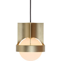 Loop Single Ceiling Lamp with Sphere IV Gold