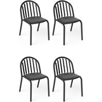 Fred's Stol 4-pack Antracit