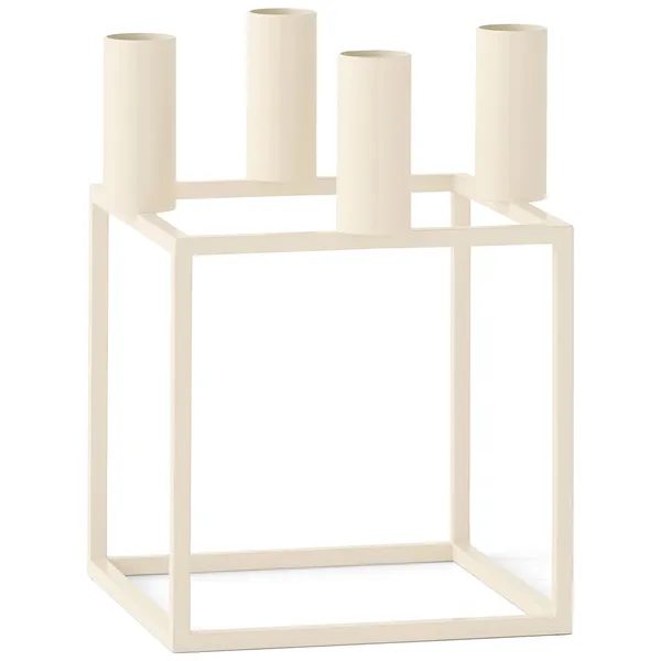 Kubus 4 Ljusstake Ivory